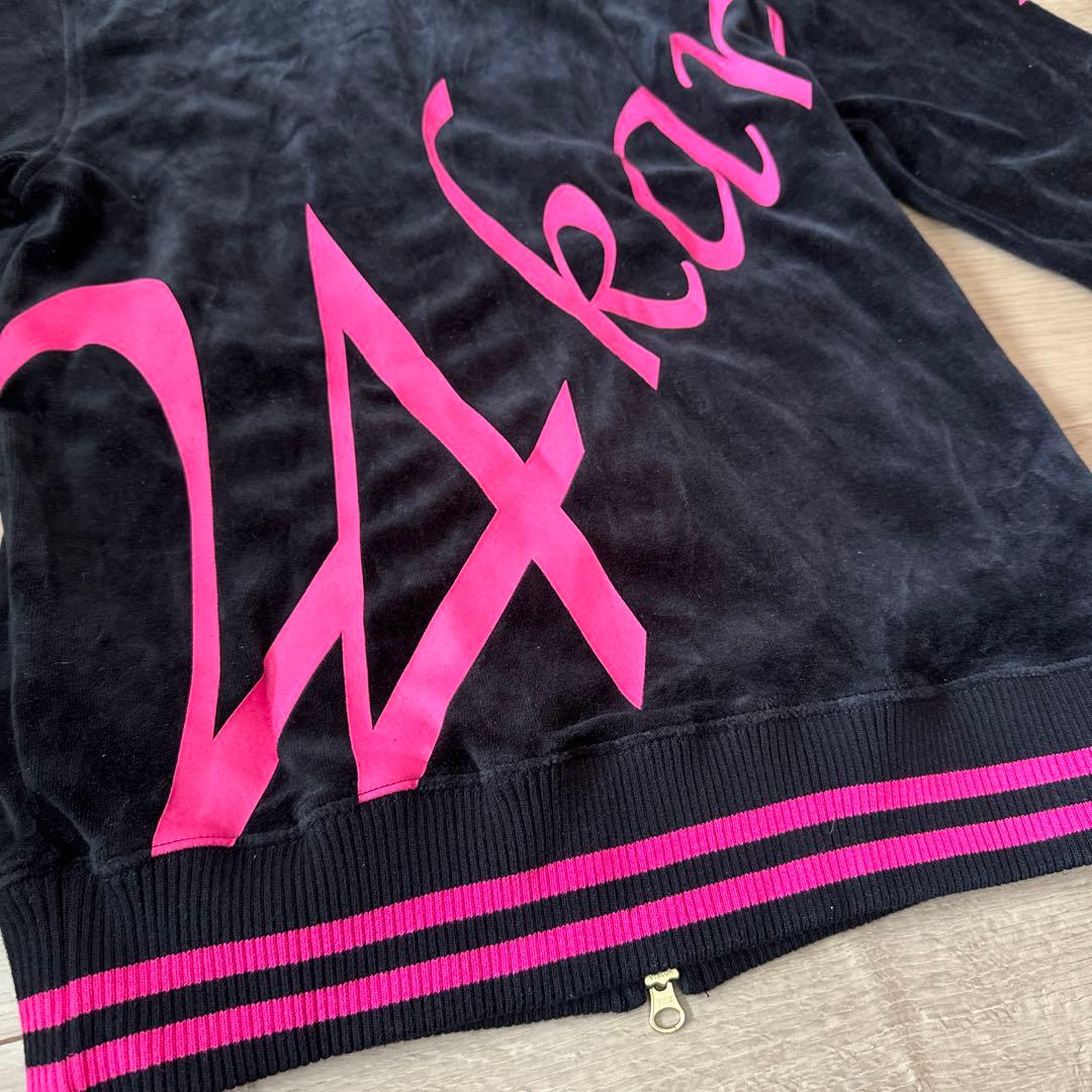 新品24karats ブラックピンク　ベロアジャージ　バックタグ付き　sサイズ