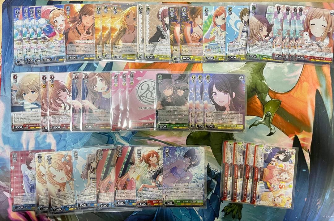 ヴァイスシュバルツ　アイドルマスター　シャイニーカラーズ　デッキ＋パーツ