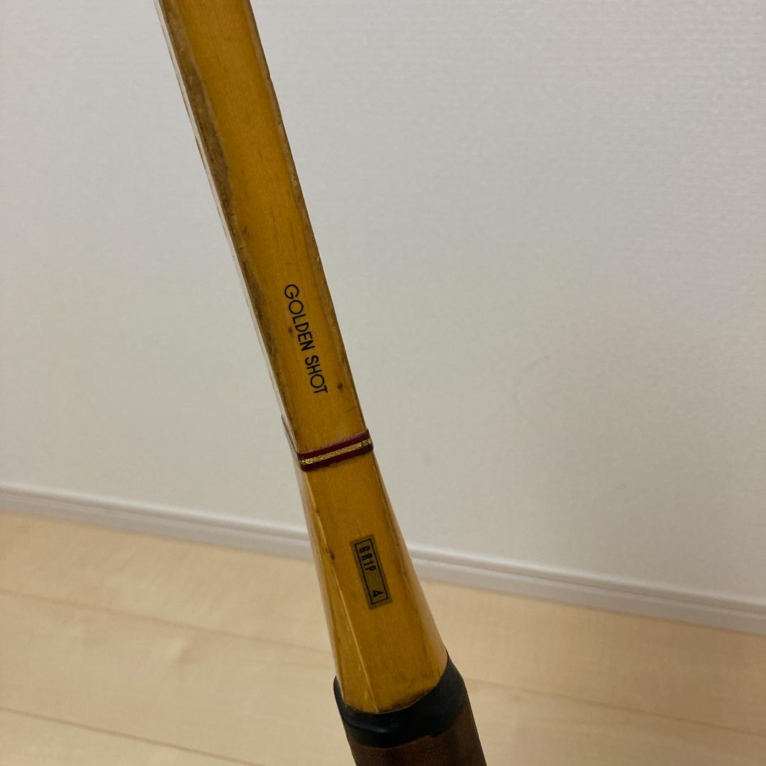 Futabaya 木製テニスラケット 2本＋木製プレス ヴィンテージ グリップ4