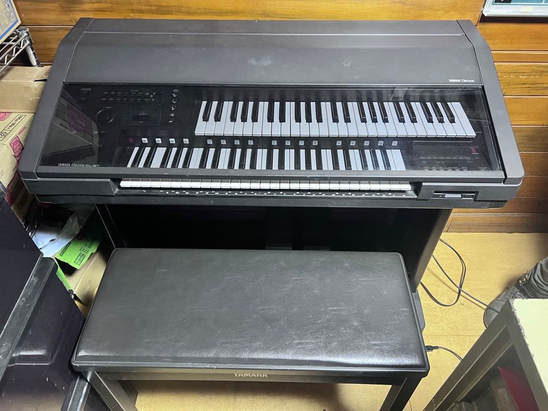 YAMAHA エレクトーン　EL-87 電子ピアノ 61鍵盤 ベンチ付き