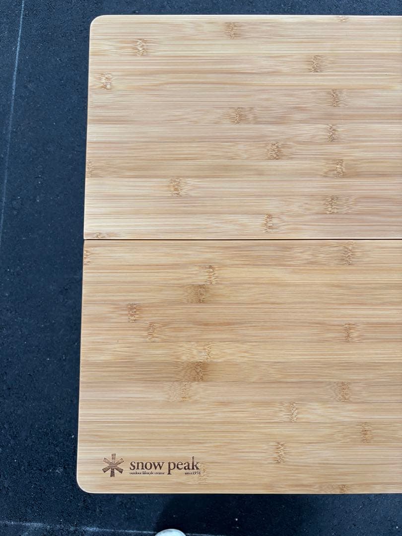  peak ワンアクションローテーブル　竹　ブラック　雪峰祭　限定