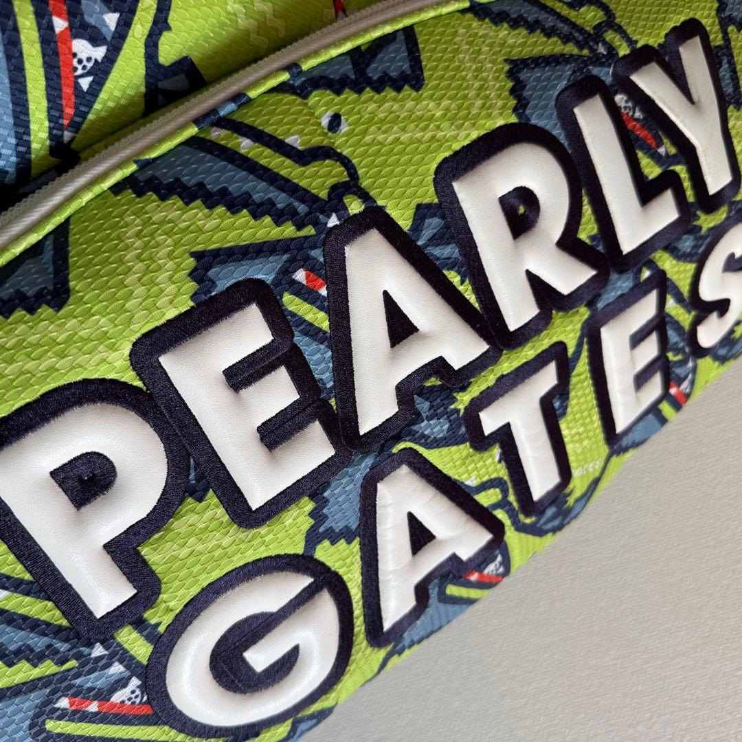 美品　パーリーゲイツ　キャディバッグ　ショルダー式　スタンド式　軽量　ワニ柄