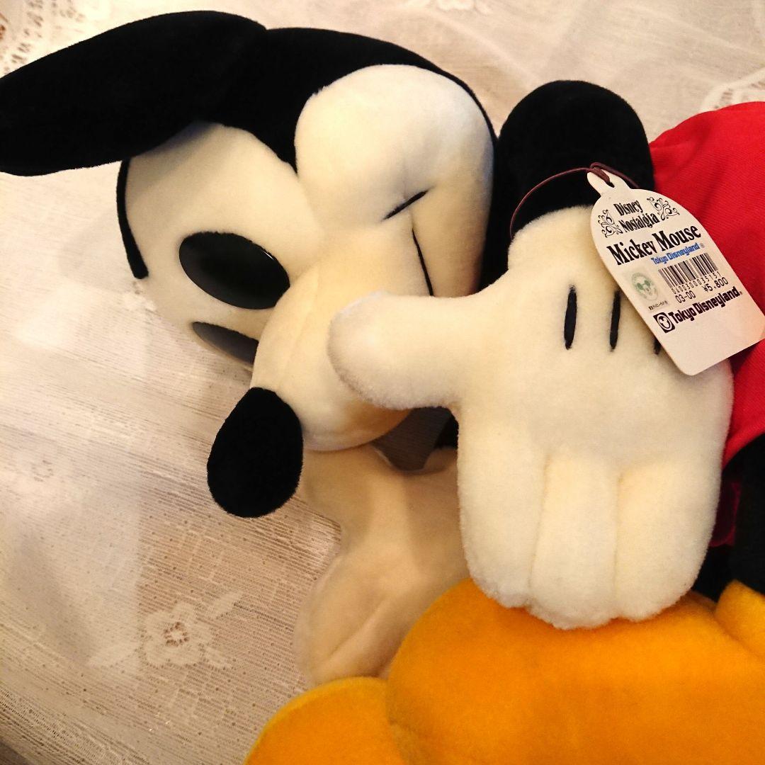 ノスタルジアミッキーぬいぐるみ