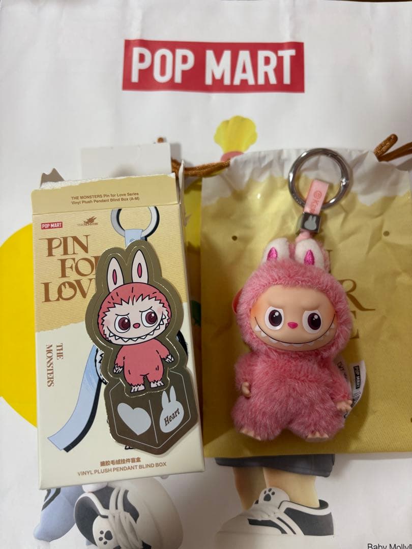 【正規品】LABUBUラブブPINFORLOVEシークレット【♡】ハート即日発送