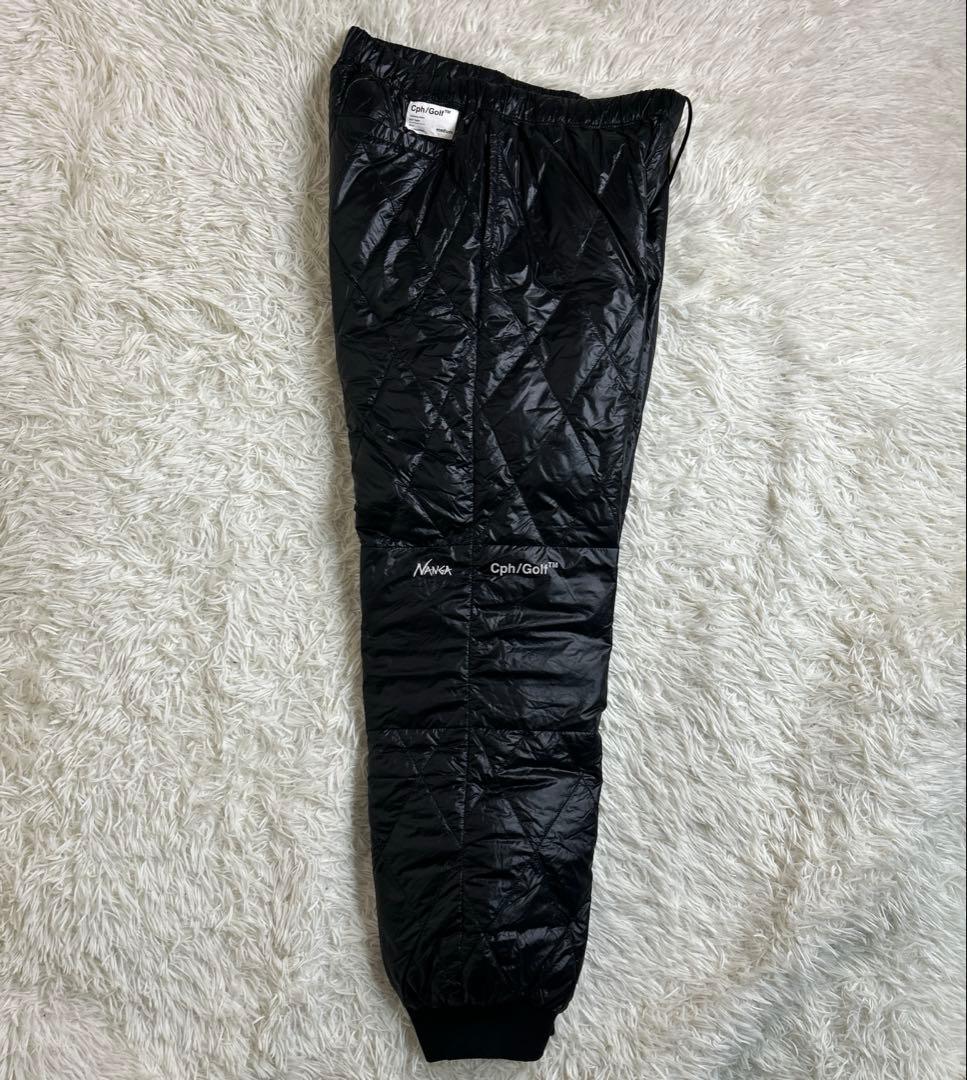 NANGA Captains Helm Golf ダウンパンツ M