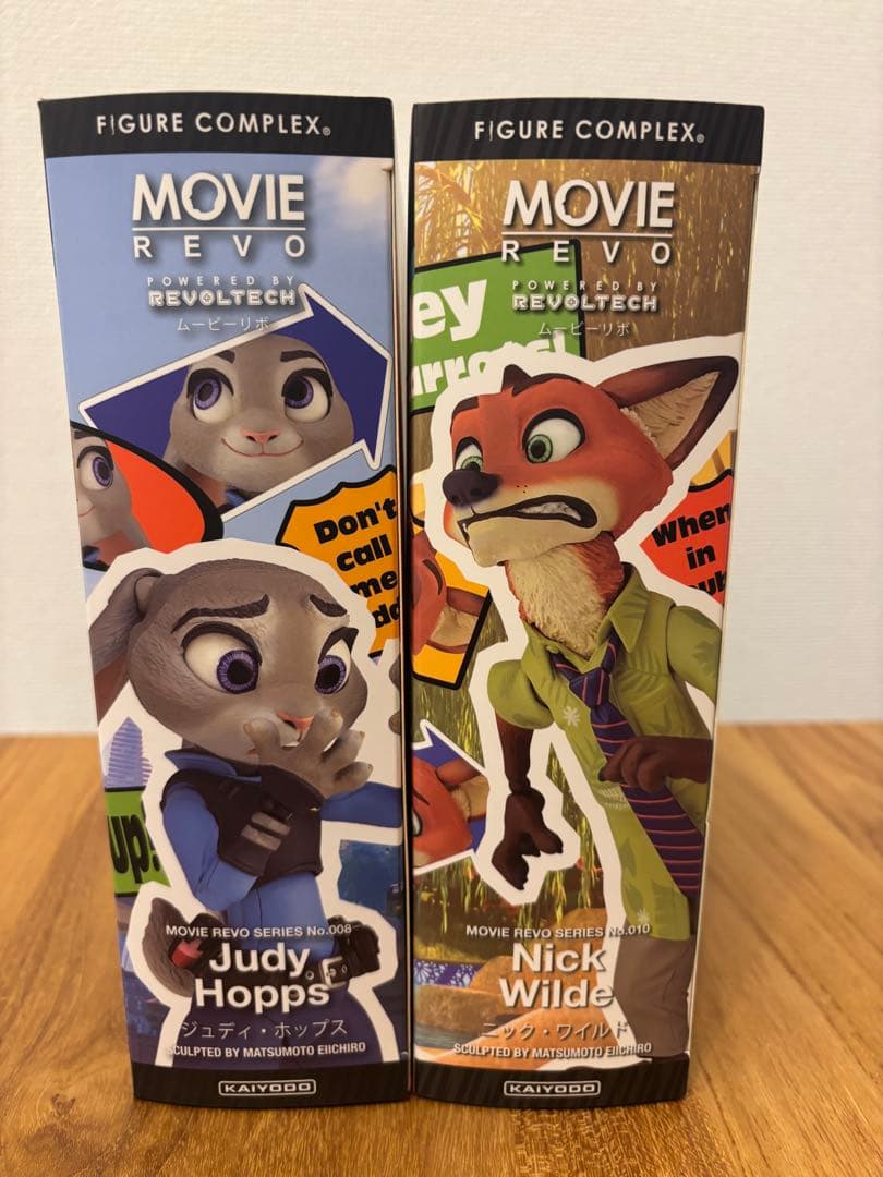 Zootopia ジュディ・ホップス ニック・ワイルド フィギュアセット　海洋堂