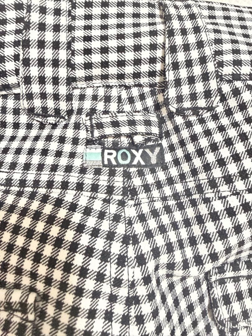ROXY スノーボードパンツ　ギンガムチェック S