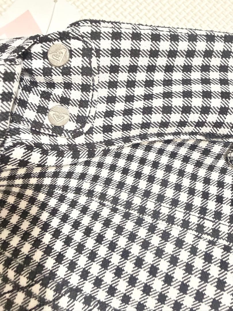 ROXY スノーボードパンツ　ギンガムチェック S