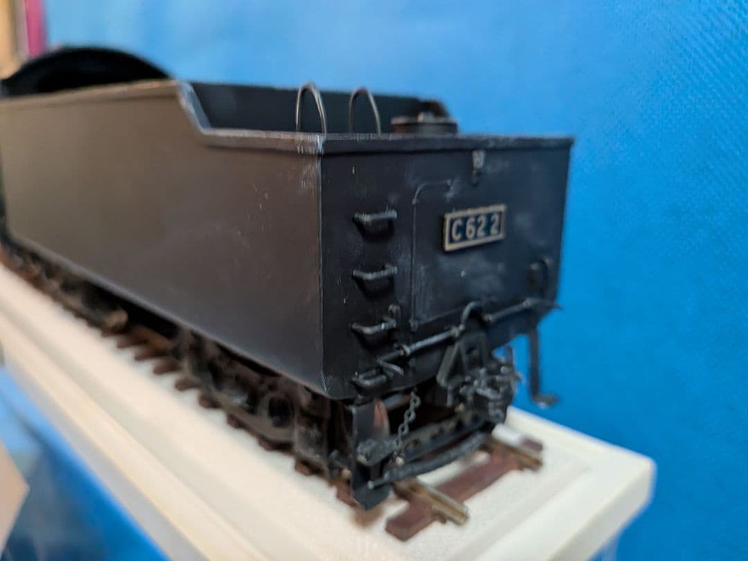 蒸気機関車Ｃ６２金属製ビッグスケールサイズ全長５０センチ約２Kg飾りオブジェ置物