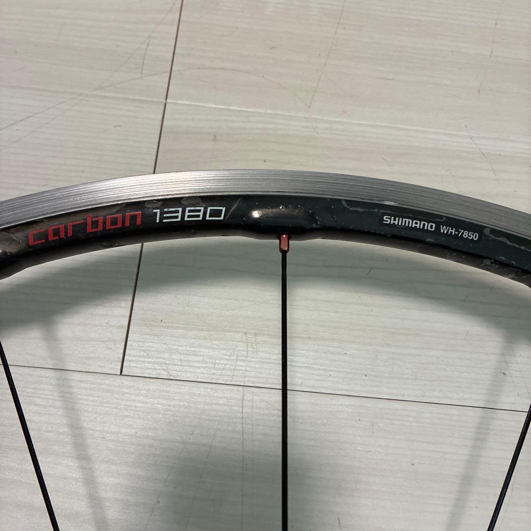 DURA-ACE WH-7850 前後合計1391g クリンチャーホイール