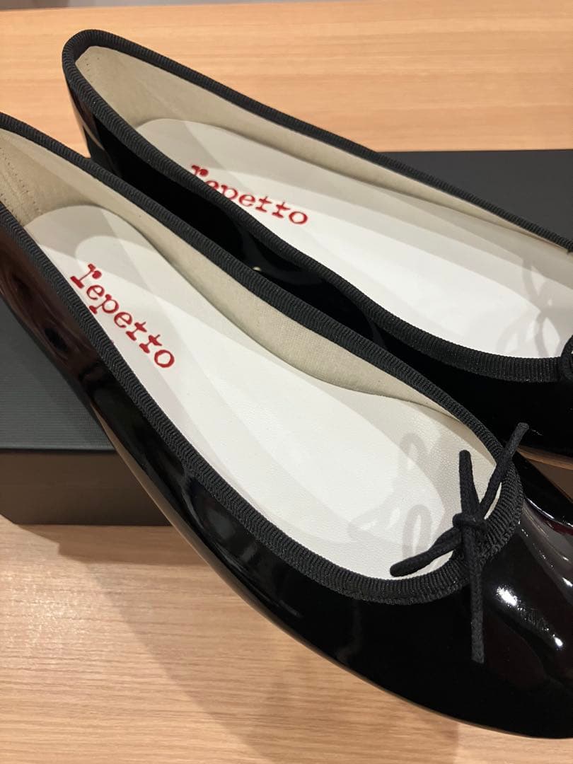 repetto レペット 新品未使用 定番 ブラック 黒 サイズ 24.7cm