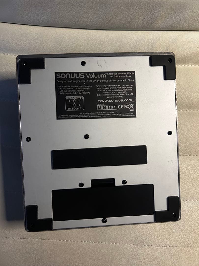 SONUUS Voluum ボリュームペダル