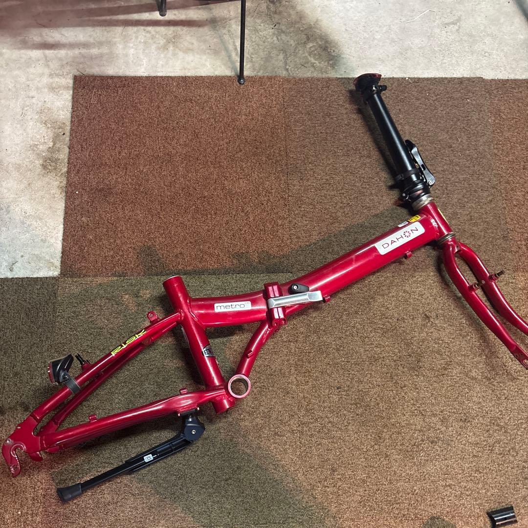 DAHON metro D6 折りたたみ自転車 フレーム 赤