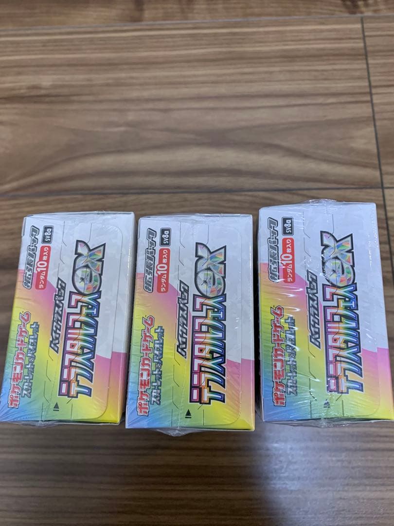 テラスタルフェスex シュリンク付き　未開封　3BOX