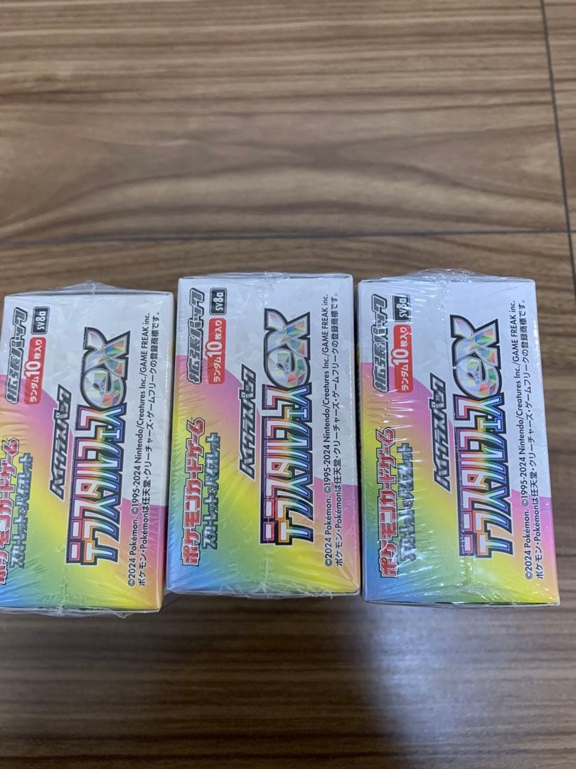 テラスタルフェスex シュリンク付き　未開封　3BOX