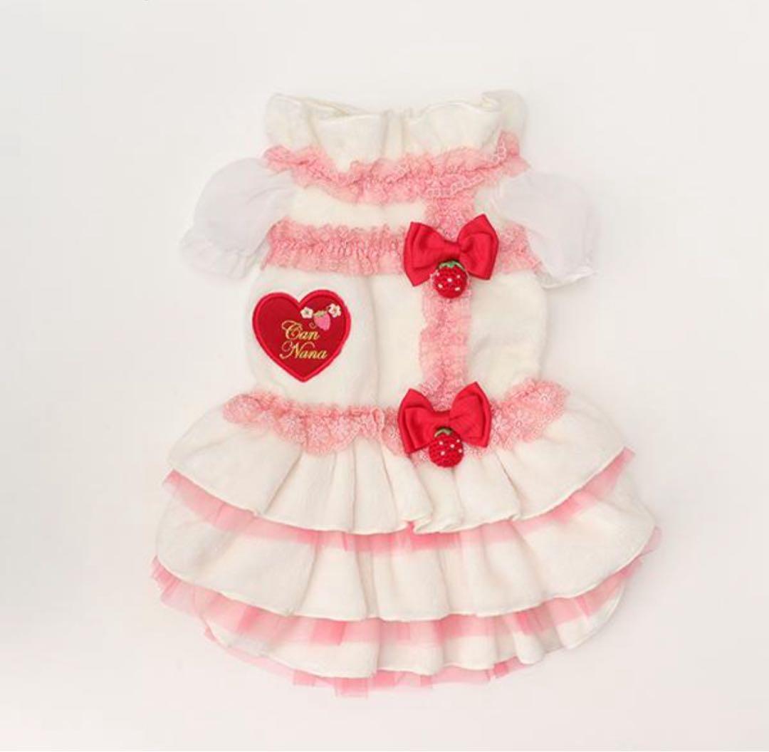 きゃんナナ　冬いちごデコレーションワンピース　L