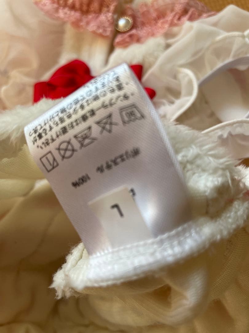 きゃんナナ　冬いちごデコレーションワンピース　L