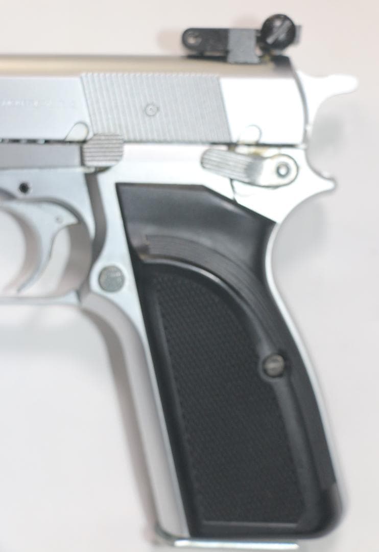 JAC製ABS樹脂ガスガン ブローニング・ハイパワー　銀モデル　ASGK合法品