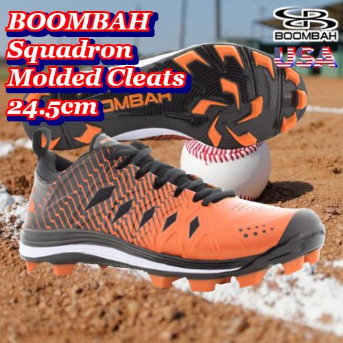 新品 USA直輸入 ブーンバー スクアドロン ポイントスパイク 野球 24.5