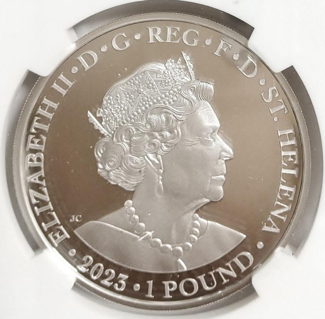 2023 フェアリークイーン ウナとライオン 1オンス 銀貨 NGC PF70