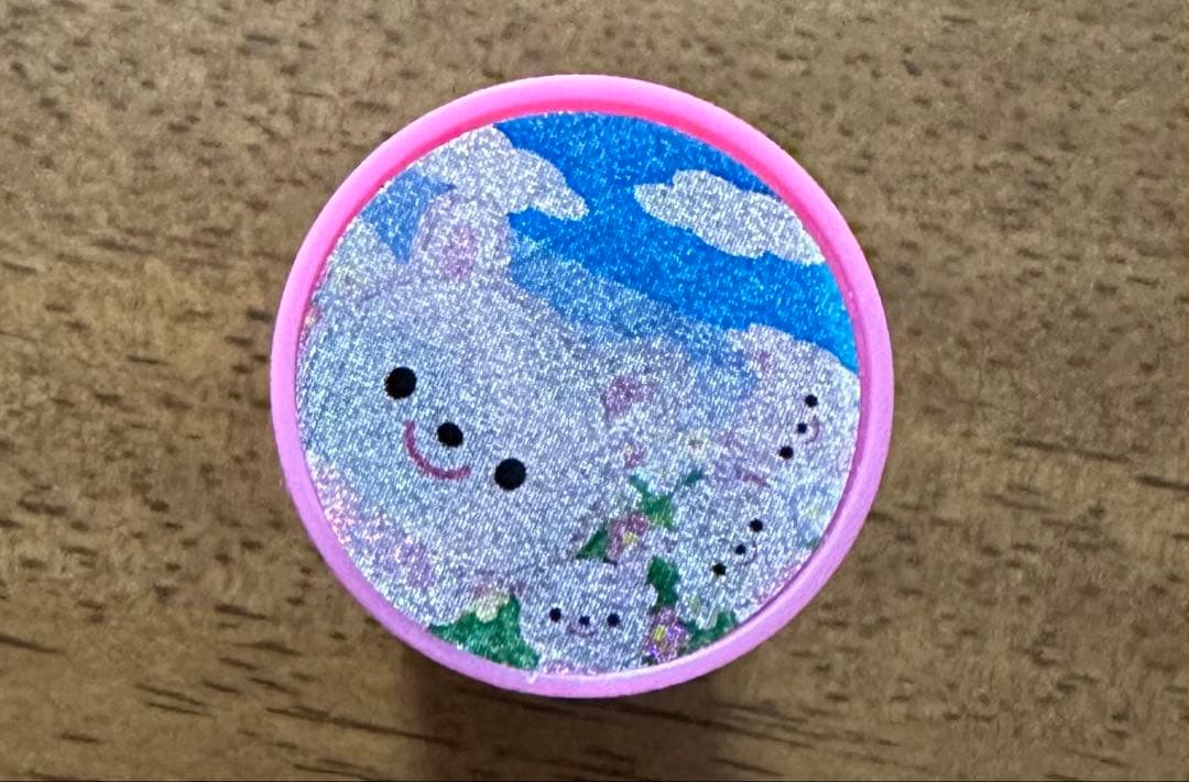 キラキラ動物スタンプ￼