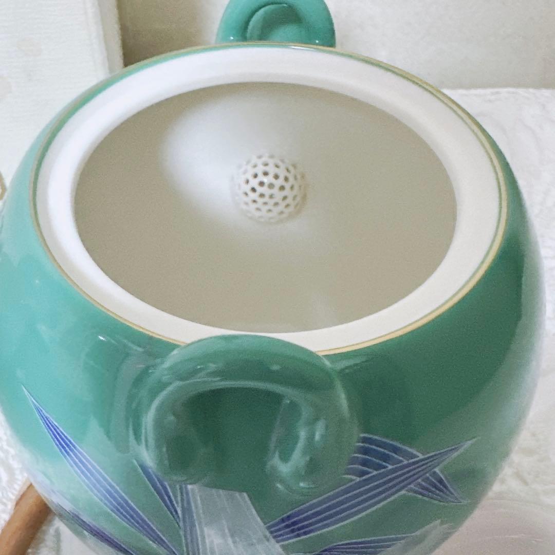 78/未使用 香蘭社 茶器セット 百合 急須 湯呑み 茶器 茶器揃 湯呑 食器