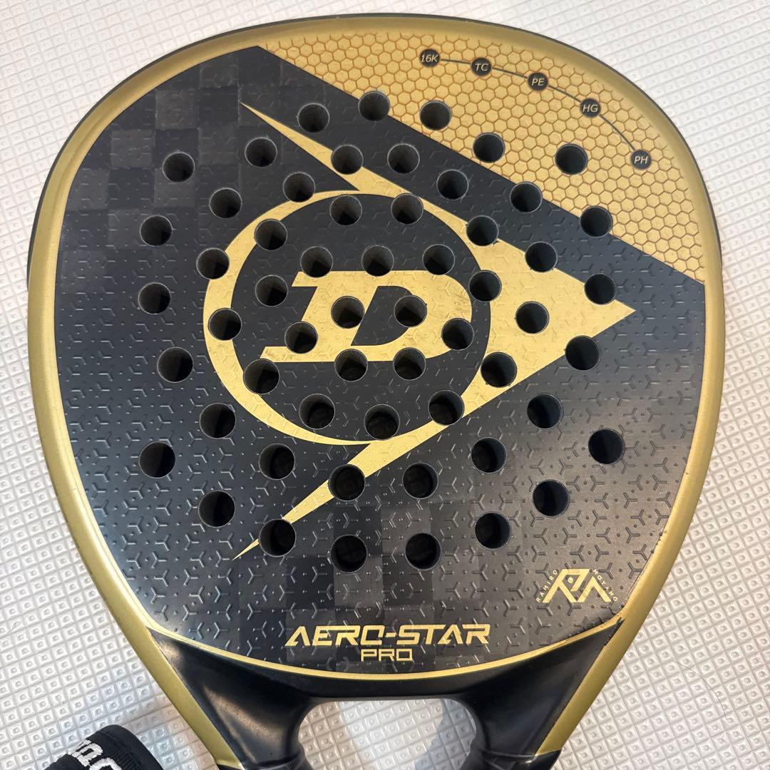 AERO-STAR PRO パデルラケット ブラック/ゴールド