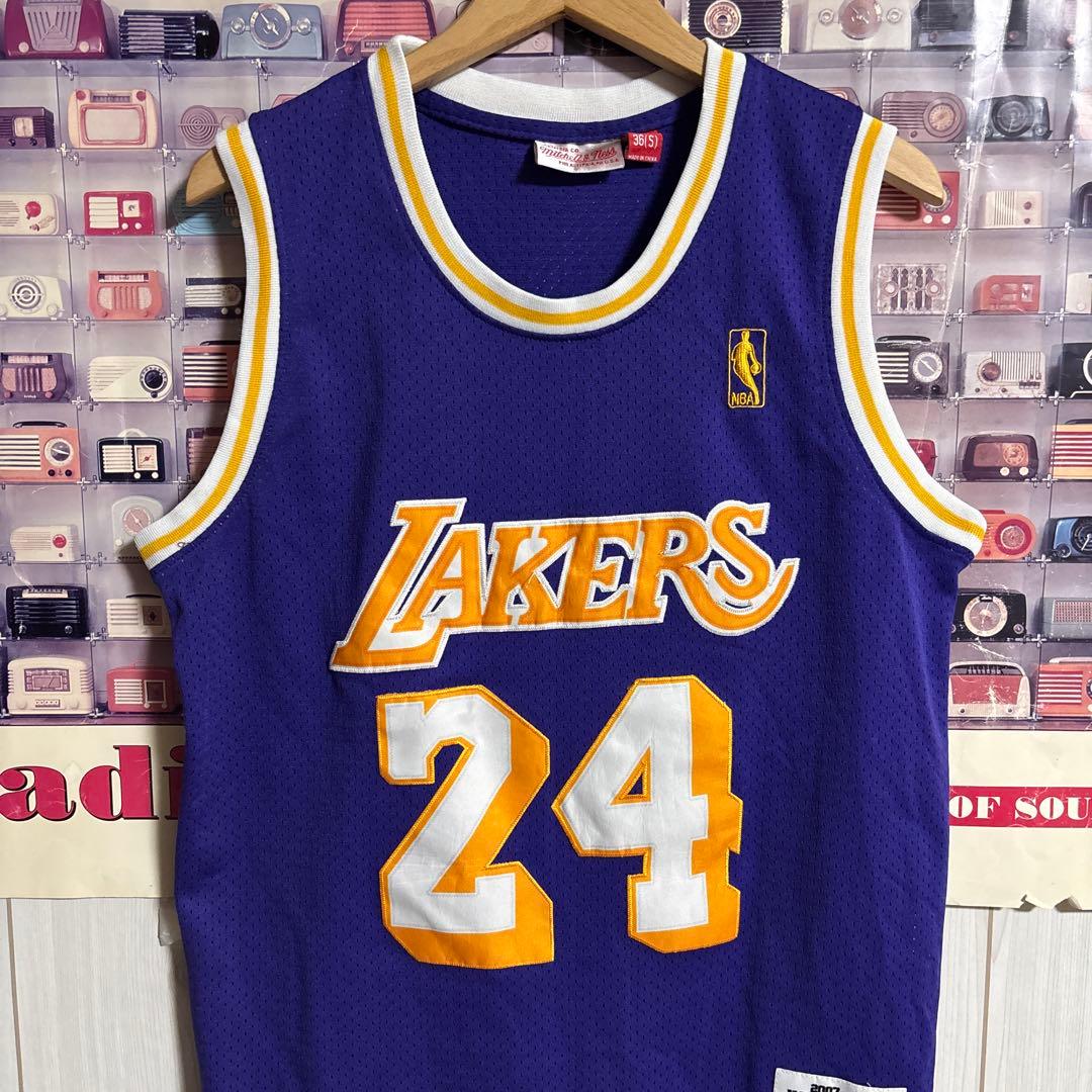 00s NBAロサンゼルスレイカーズコービーブライアントゲームシャツユニフォーム