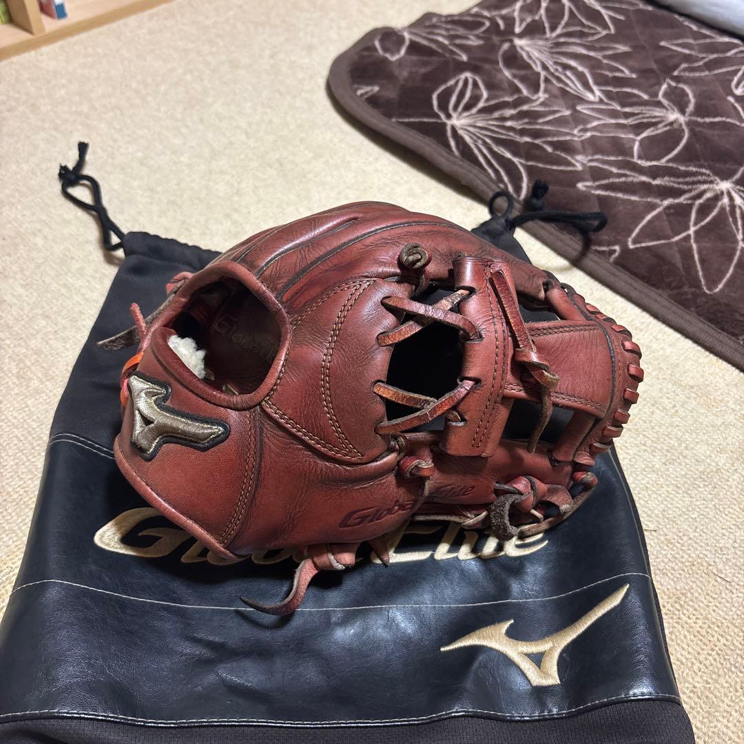 グローバルエリート　インフィニティ　硬式用内野手グローブ　収納袋付き