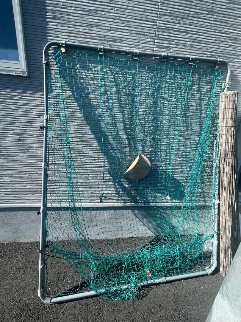遥翔☆翔星パパ！ バッティングティースタンド、ネット
