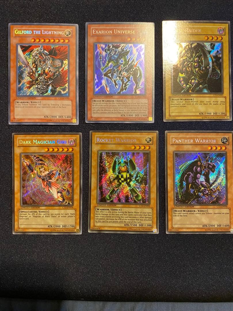 遊戯王 CT2 プロモカード 6枚セット（EN001〜EN006）美品