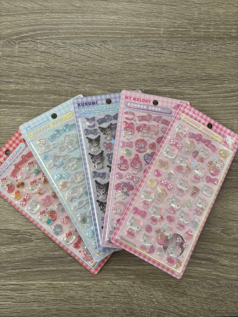 【国内正規品】サンリオボンボンドロップシール5種