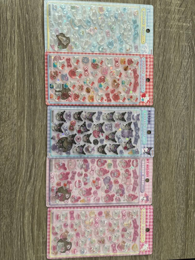 【国内正規品】サンリオボンボンドロップシール5種