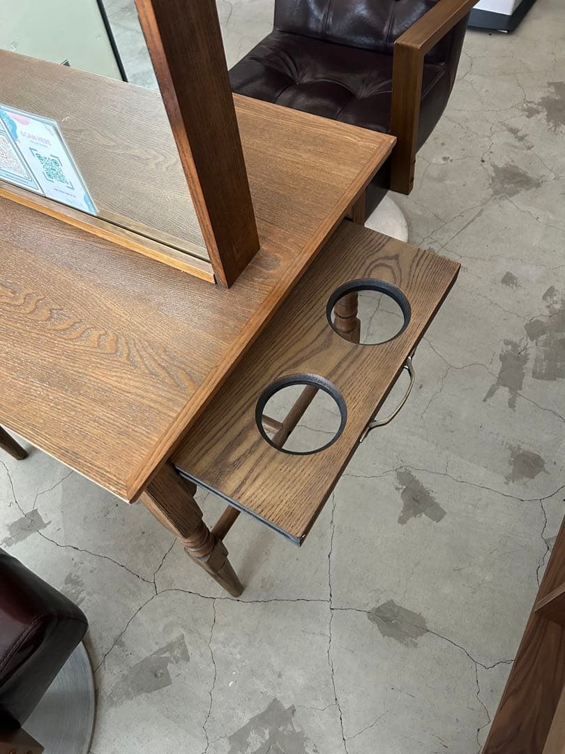 【中古】セット面 美容室 美容師 ドレッサー 両面鏡 #03