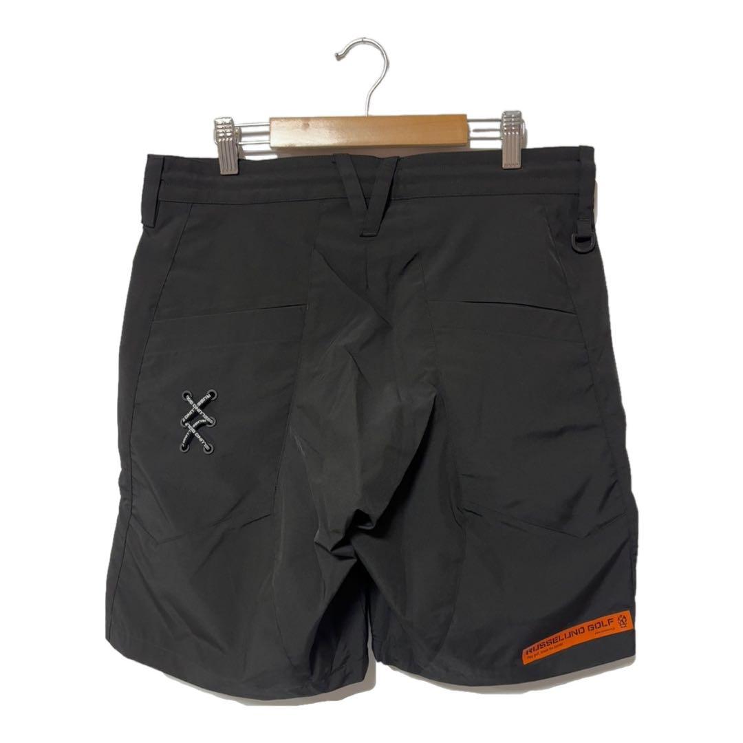新品 ラッセルノ ゴルフ メッシュ ポケット ショーツ ブラック L 5