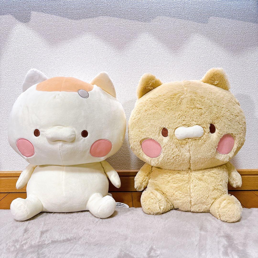 となりのにゃんこ BIGぬいぐるみ 2点セット