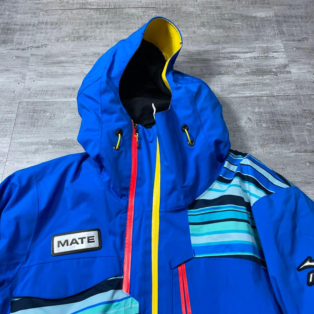 ハイエンド MATEモデル MIZUNO ミズノ スキーウェア メンズL 青