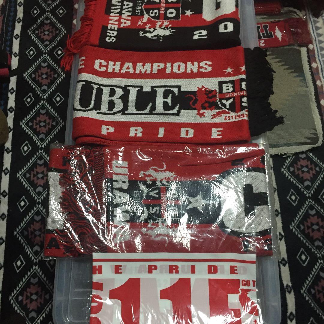 浦和レッズ  ニットマフラー