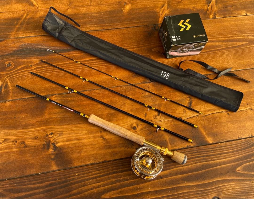 フライセット　フライロッド　フライリール　6ft6inch フライフィッシング