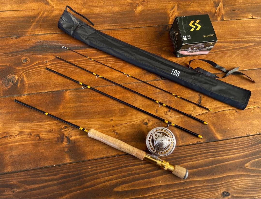 フライセット　フライロッド　フライリール　6ft6inch フライフィッシング