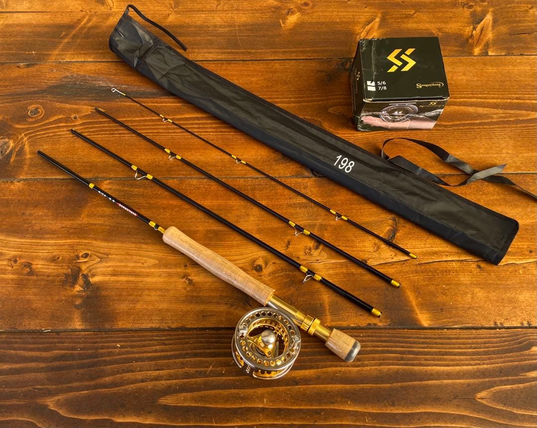 フライセット　フライロッド　フライリール　6ft6inch フライフィッシング