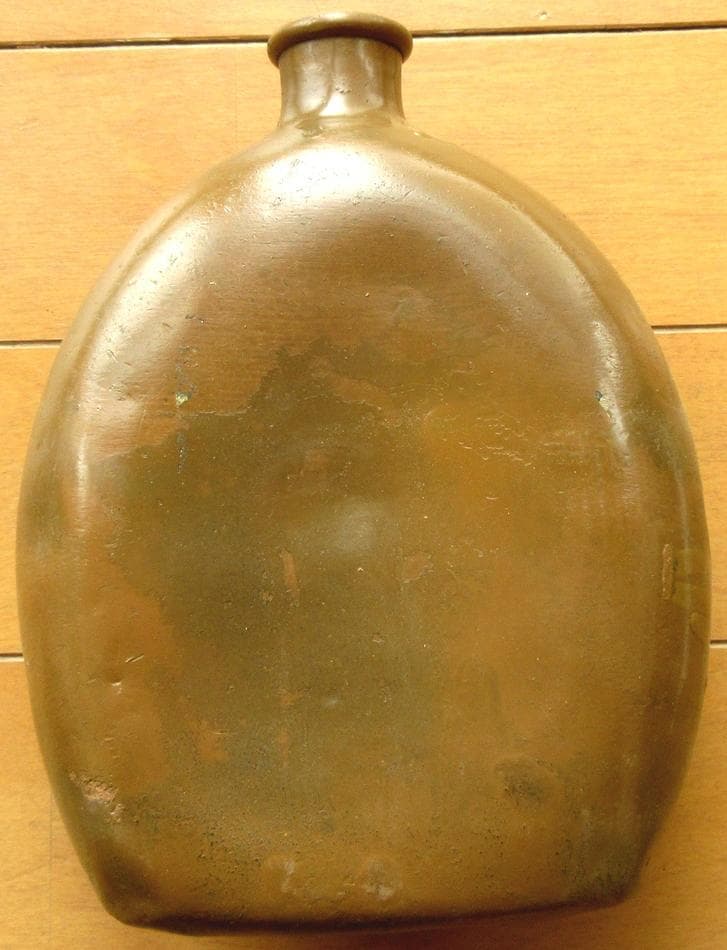 日本軍 陸軍下士官兵用 水筒 再塗装品