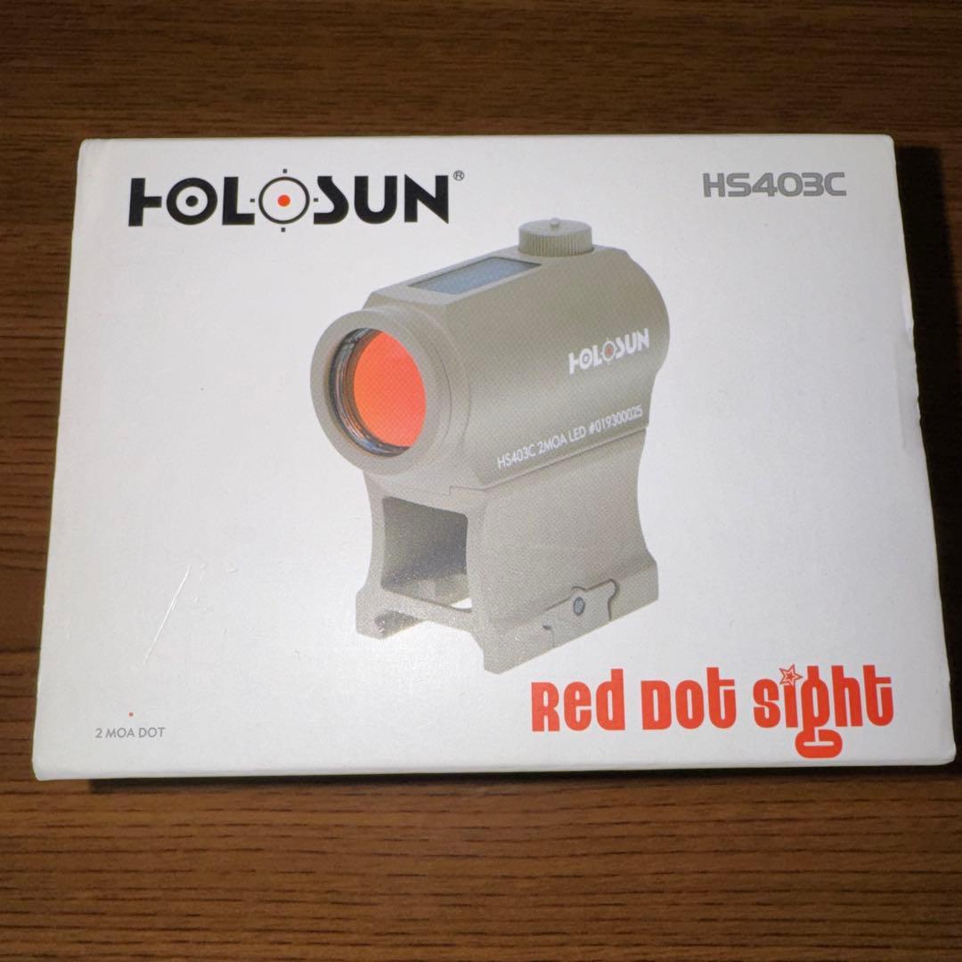 実物 ホロサン HOLOSUN HS403C 2MOAドットサイト