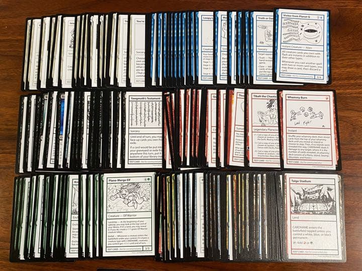 ミステリーブースター テストカード 121種コンプリートセットコンベンション