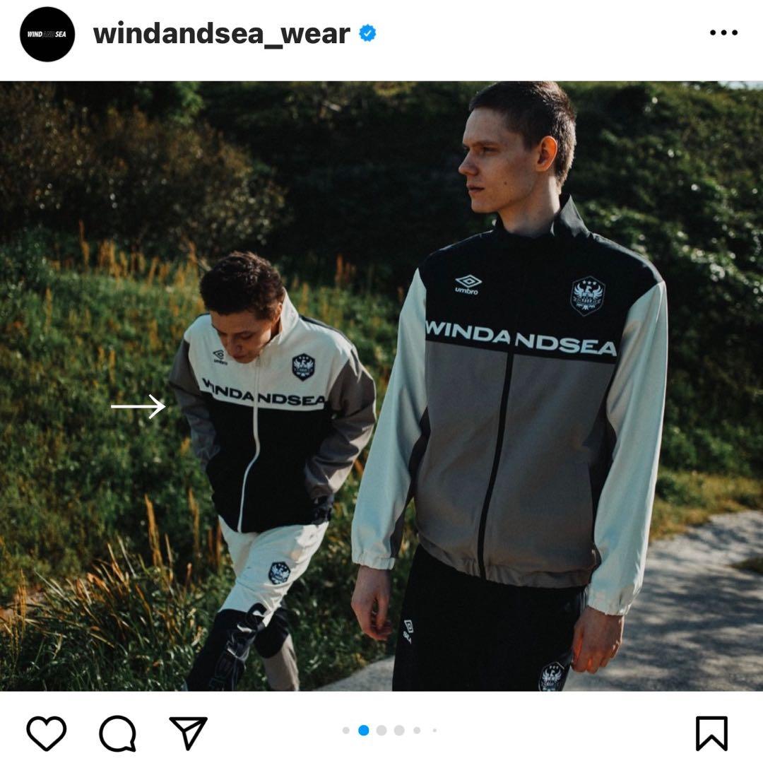 wind and sea umbro セットアップ　ジャージ