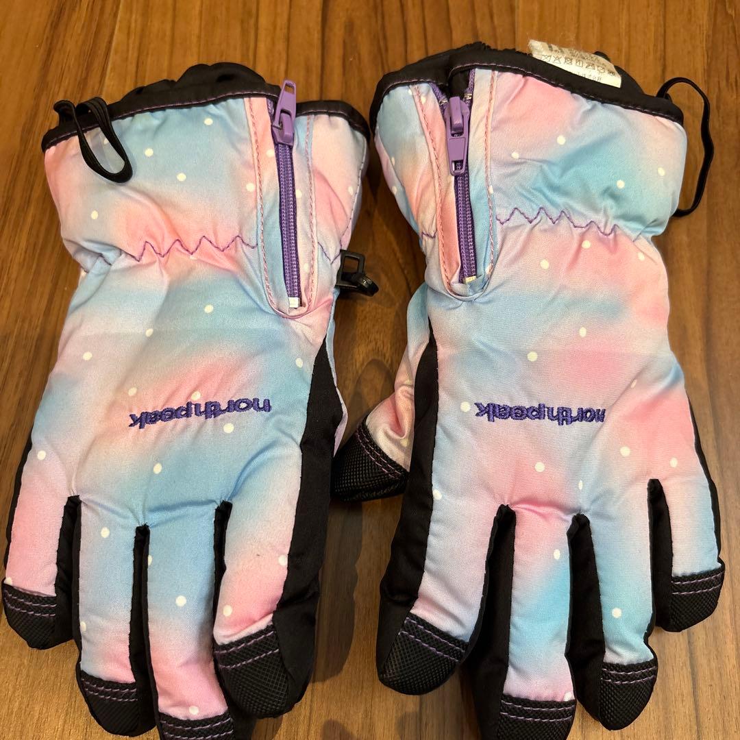 子ども　スキーセット　(スキー板: エラン、スキーブーツ:HEAD、グローブ)