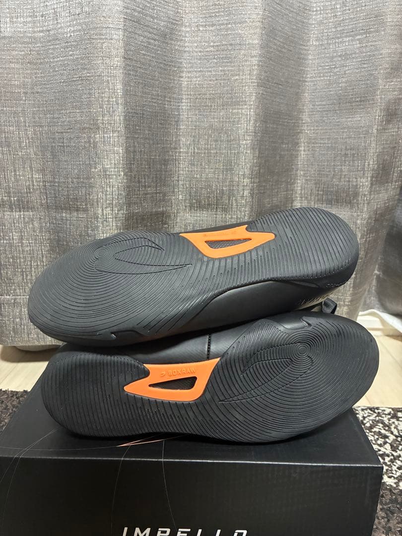 BOXRAW ボクシングシューズ ブラック/オレンジ