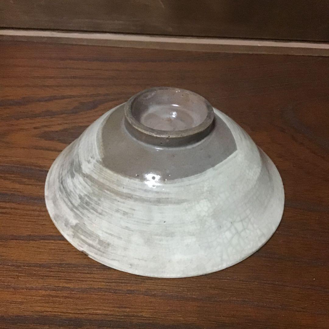 李朝古花三嶋茶碗