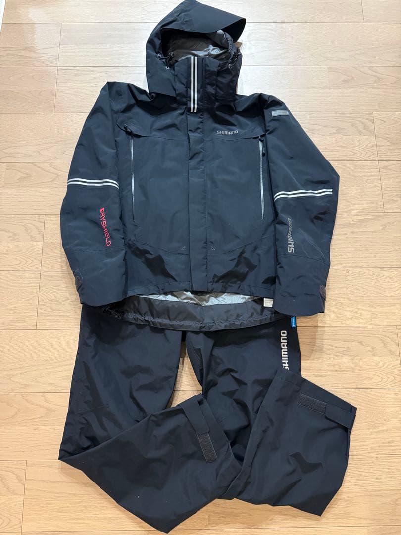 【美品】シマノ DSアドバンスプロテクティブスーツ RT-025S Mサイズ