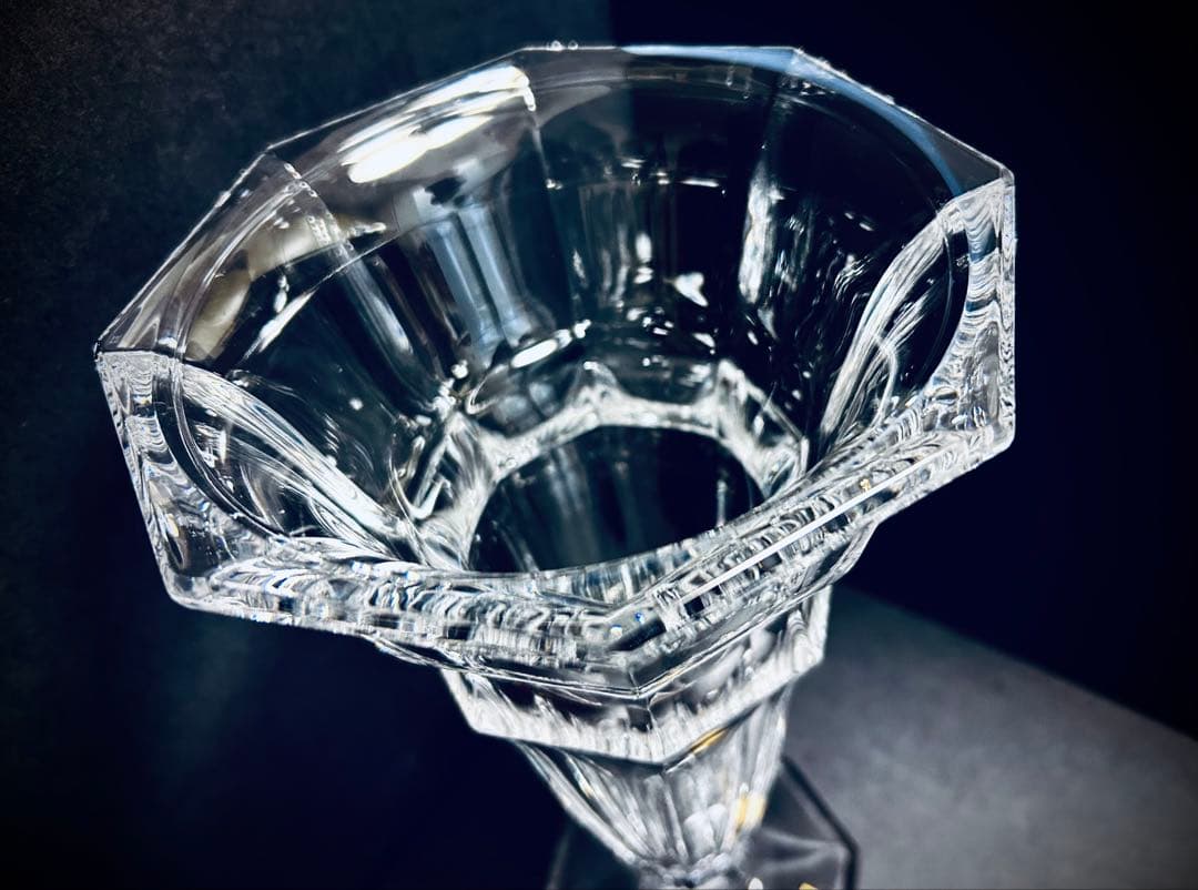 各務クリスタル　フラワーベース 花瓶